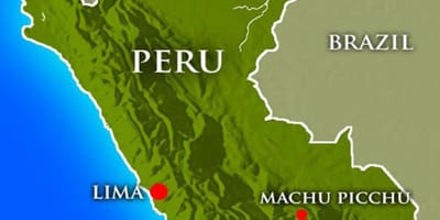 Kaart van peru