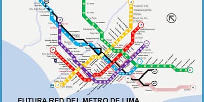 Kaart van Lima metropolitano